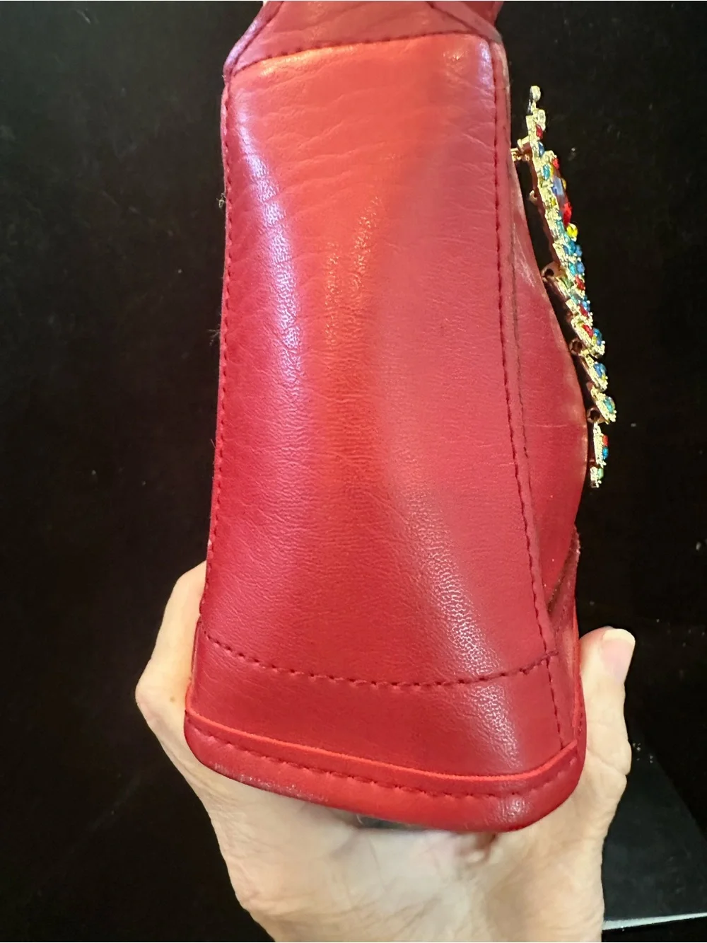 Coach #325 Bleeker Demi Pouch in gorgeous red❤️